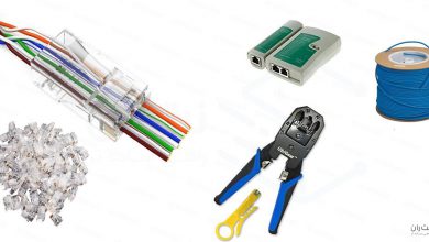 نحوه سوکت زدن کابل شبکه + آموزش تصویری