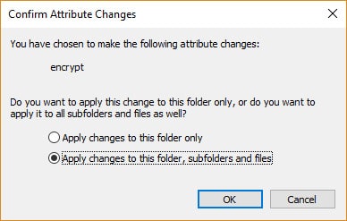 رمز کردن فایل با EFS