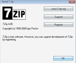 نرم افزار 7-zip برای رمز گذاری فایل و پوشه ویندوز 10
