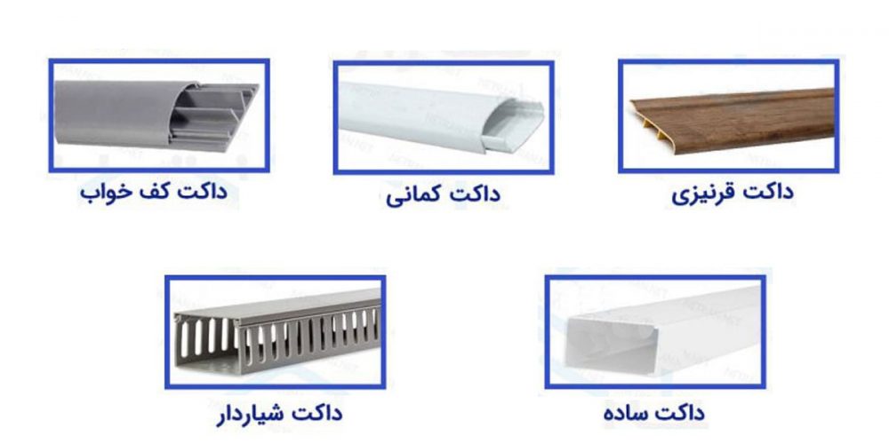 تفاوت انواع داکت + بررسی کاربرد انواع داکت شبکه و برق