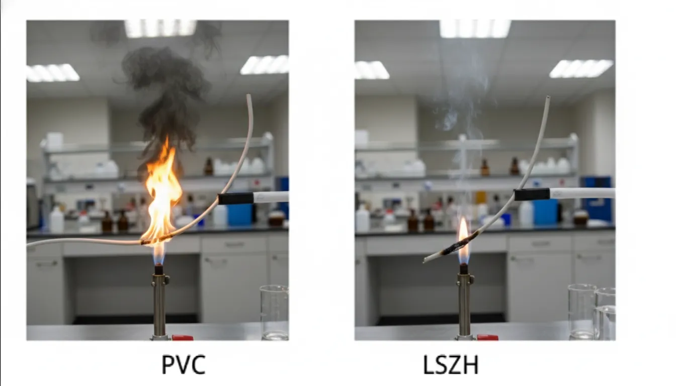 تفاوت پچ کورد PVC و LSZH.webp تفاوت پچ کورد PVC و LSZH
