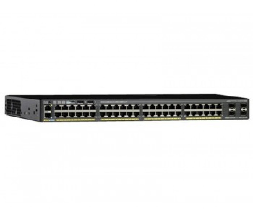 سوئیچ شبکه 48 پورت + 2 پورت SFP سیسکو مدل WS-C2960X-48FPD-L