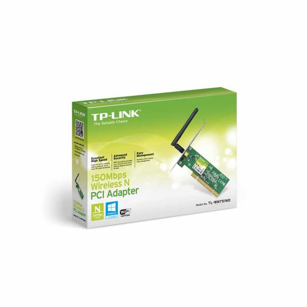 کارت شبکه PCI Express وایرلس تی پی لینک TL-WN751ND