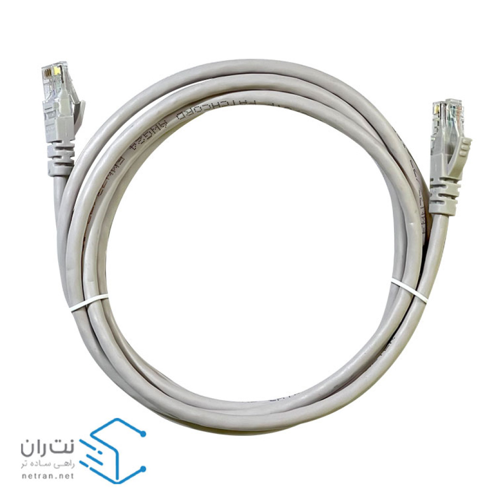 پچ کورد لگراند (کابل لن) Cat6 UTP روکش PVC طوسی 2 متری