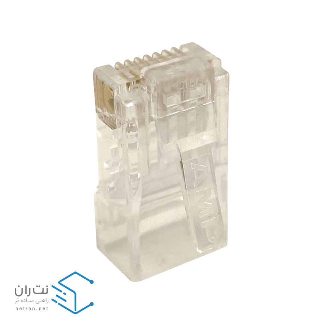 سوکت شبکه امپ Cat6 UTP بسته 100 عددی