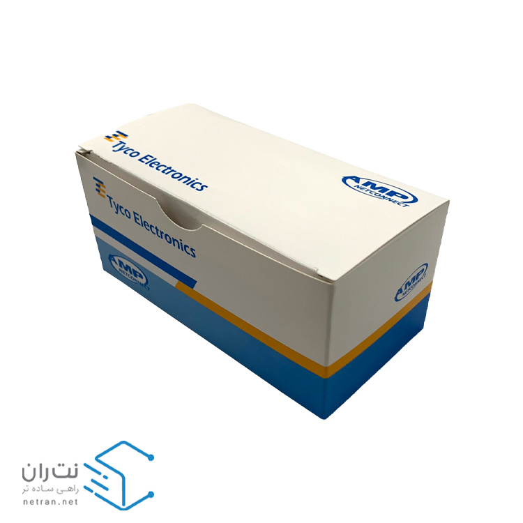 سوکت شبکه امپ Cat6 UTP بسته 100 عددی