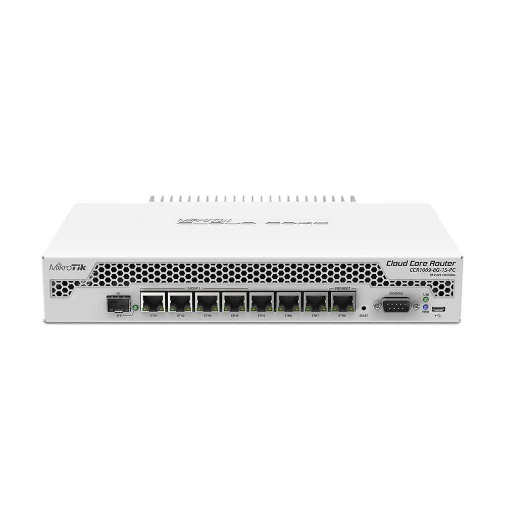 روتر میکروتیک CCR1009-8G-1S-PC | قیمت و خرید | نت‌ران