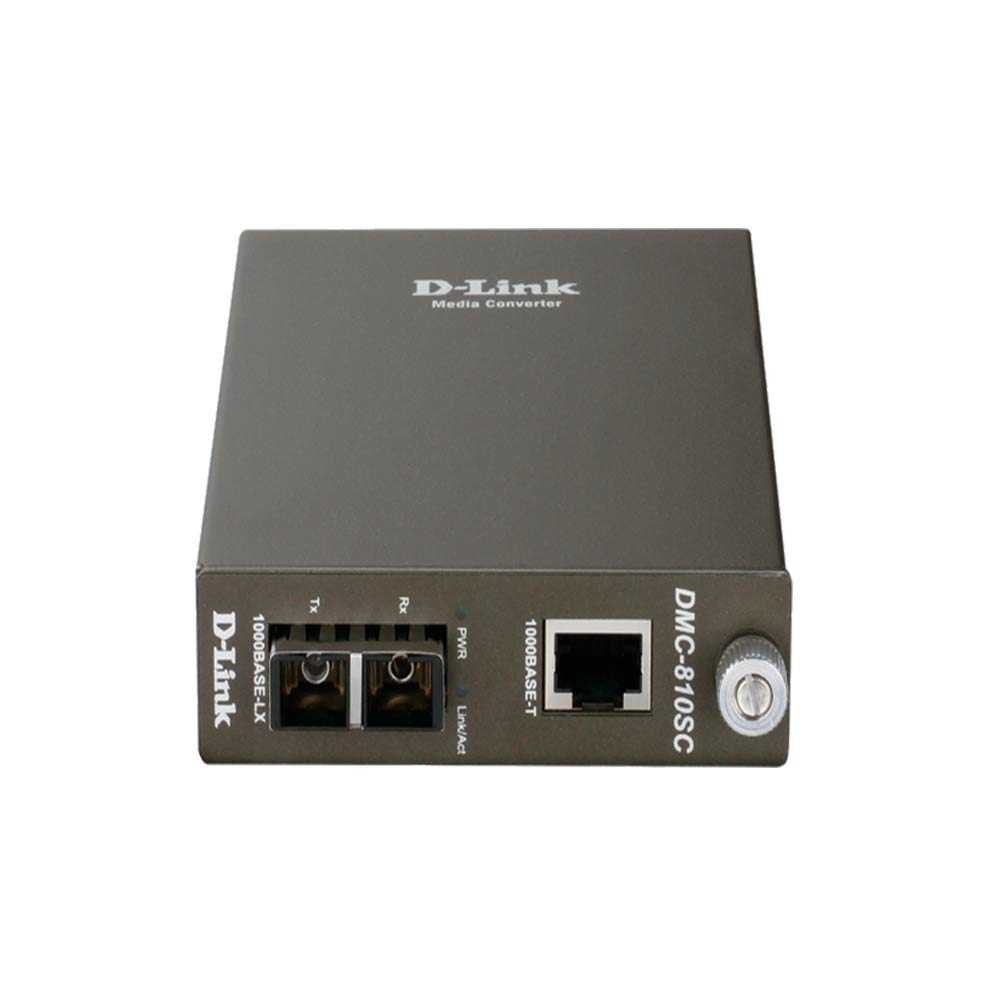 مبدل فیبر نوری به اترنت دی لينک DMC-810SC | نت ران