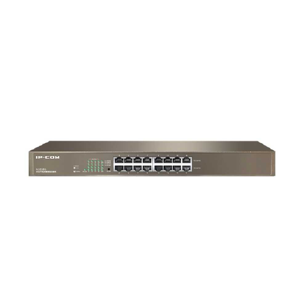 قیمت و خرید سوییچ شبکه 16 پورت آی پی کام مدل G1016G | نت ران