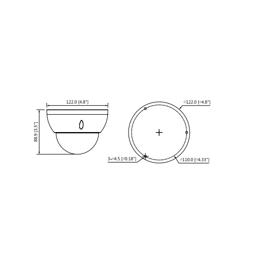 دوربین مدار بسته دام داهوا مدل HDBW1220RP-VF-3