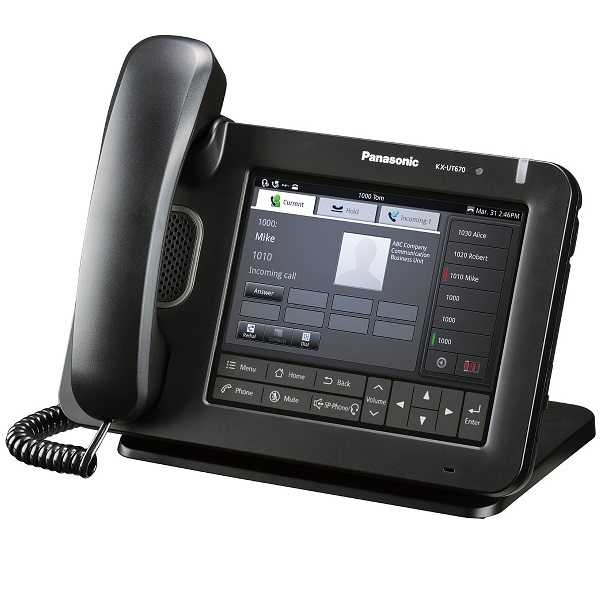 تلفن SIP سانترال پاناسونیک Panasonic kx-ut670 | نت‌ران