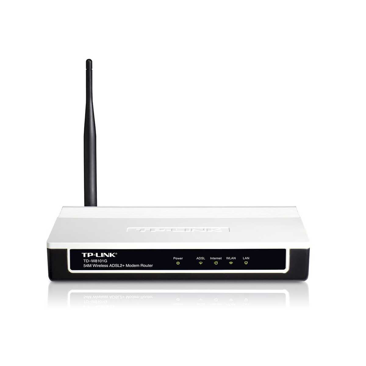 قیمت و مشخصات مودم روتر بی‌سیم +ADSL 2 تی پی لینک مدل TD-W8101G