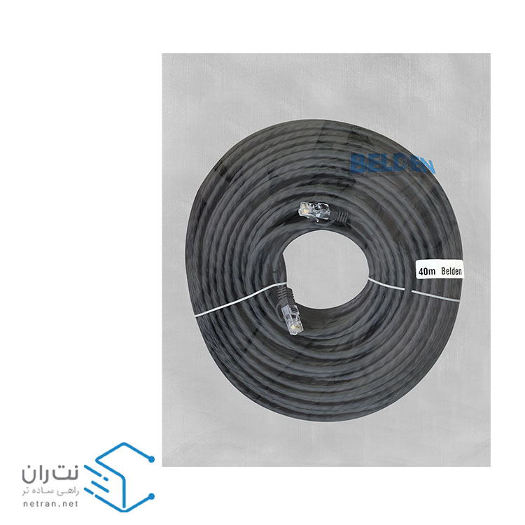 پچ کورد بلدن (کابل لن) Cat6 UTP با متراژ 40 متری (در 8 رنگ)-3