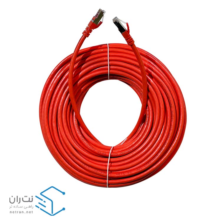 پچ کورد لگراند Cat6 SFTP روکش PVC قرمز 25 متری