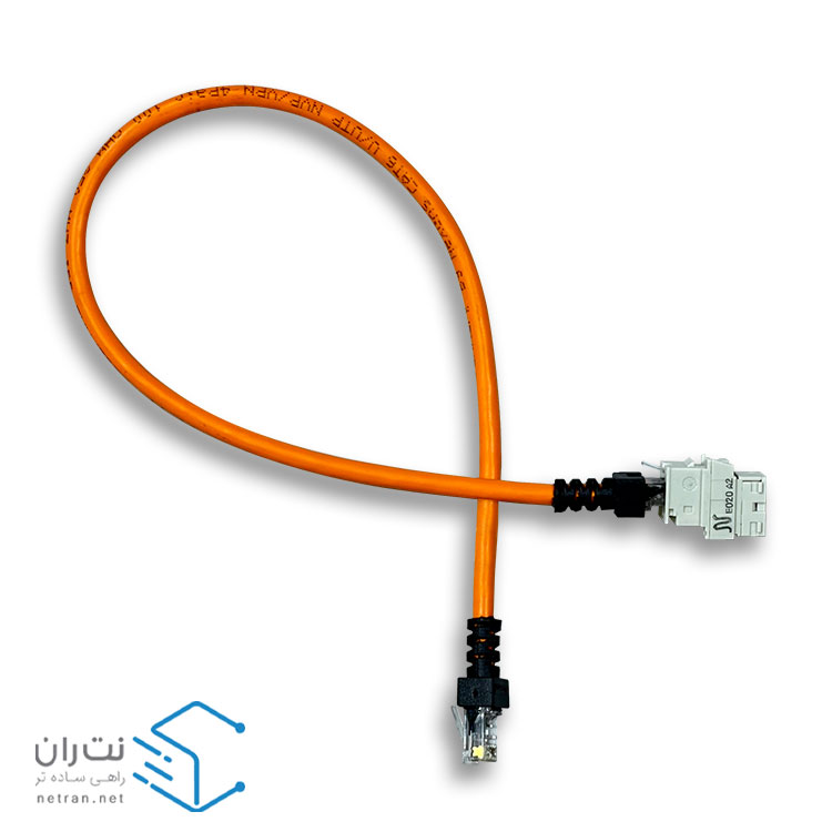 پچ کورد نگزنس (کابل لن) Cat6 UTP روکش PVC نارنجی 30 سانتی متری (0.3m)-3