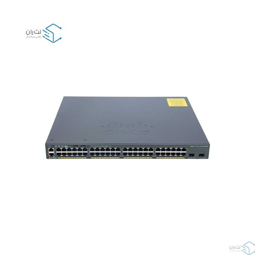 قیمت و خرید سوییچ شبکه 48 پورت سیسکو مدل WS-C2960X-48LPS-L | نت ران