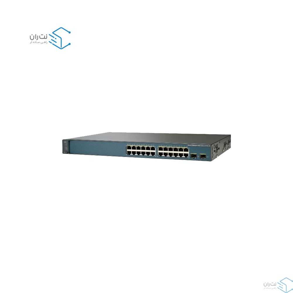 قیمت و خرید سوییچ شبکه 24 پورت سیسکو مدل WS-C3560V2-24PS-S | نت ران
