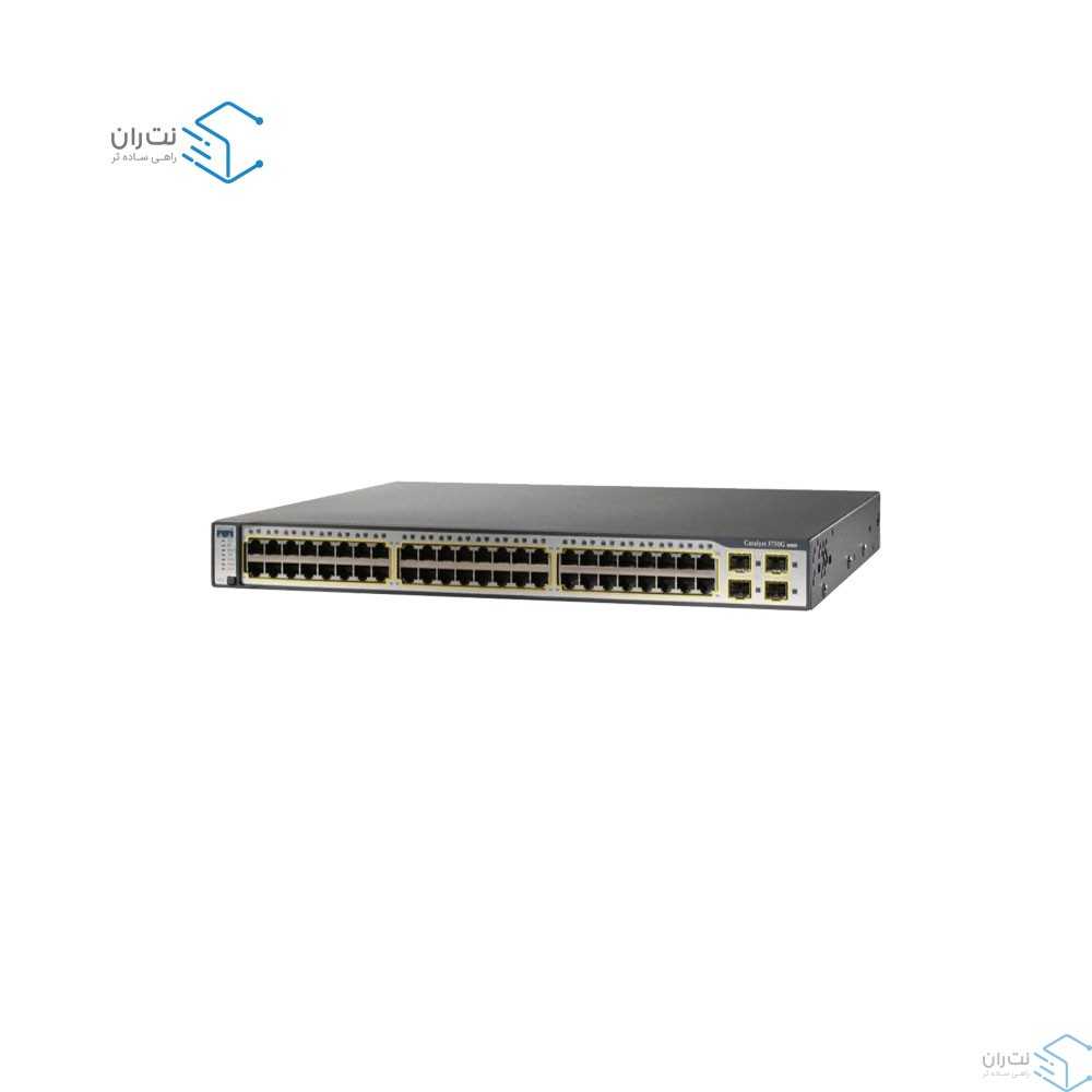 قیمت و خرید سوییچ شبکه 48 پورت سیسکو مدل WS-C3750G-48TS-S | نت ران