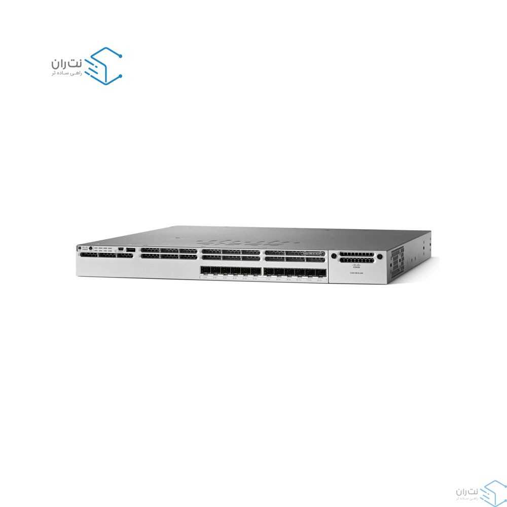 قیمت و خرید سوییچ شبکه 12 پورت سیسکو مدل WS-C3850-12S-S | نت ران