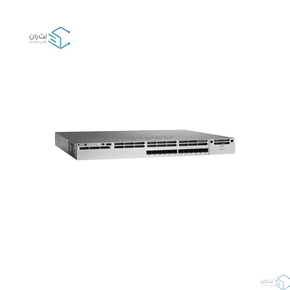 قیمت و خرید سوییچ شبکه 12 پورت سیسکو مدل WS-C3850-12X-S | نت ران