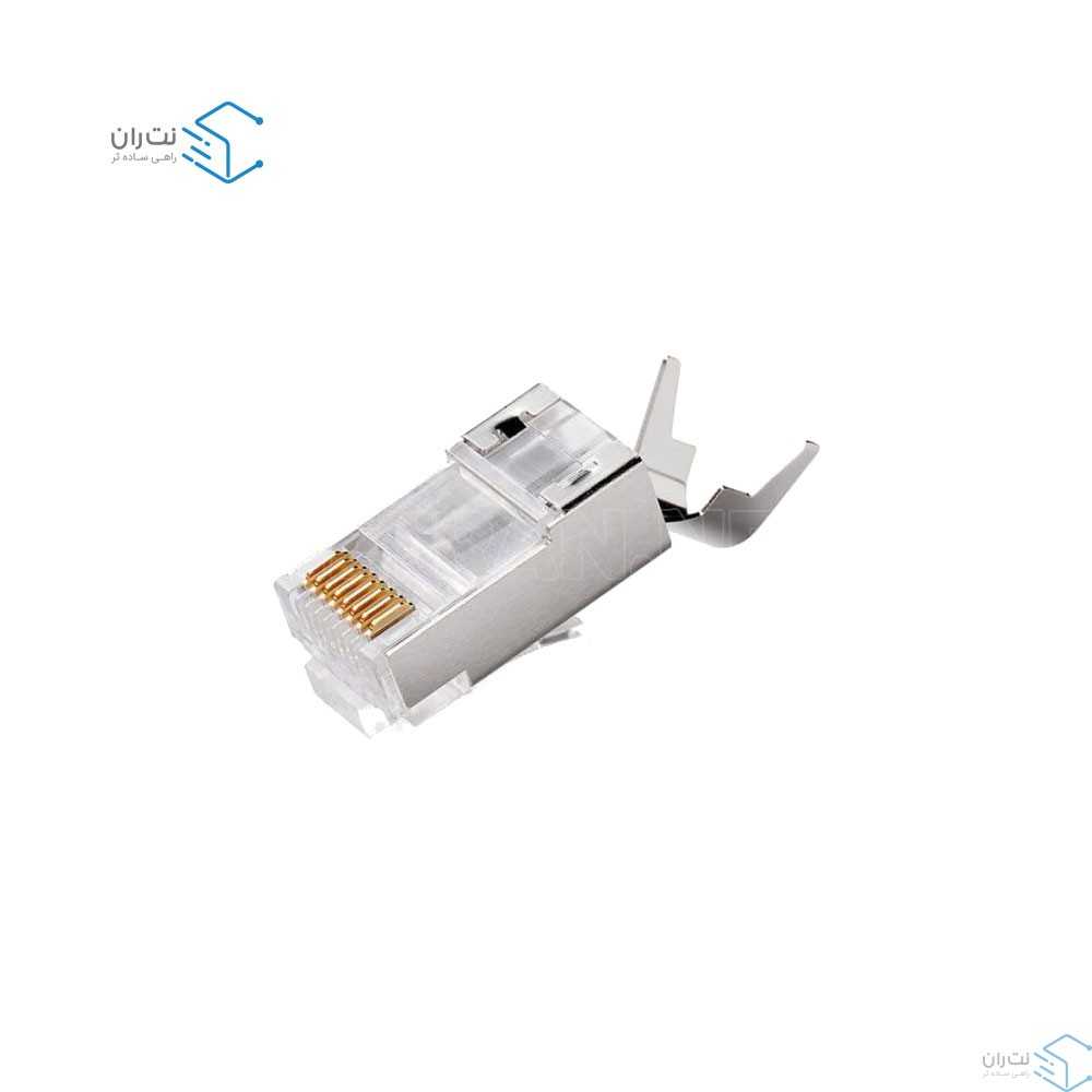 سوکت شبکه بلدن Cat7 SFTP شانه دار نقره ای | نت ران