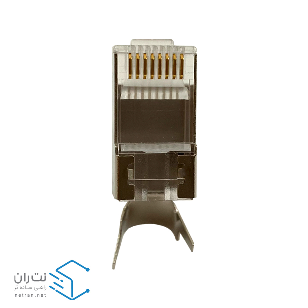 سوکت شبکه ونتولینک cat6a SFTP شانه دار میان گذر