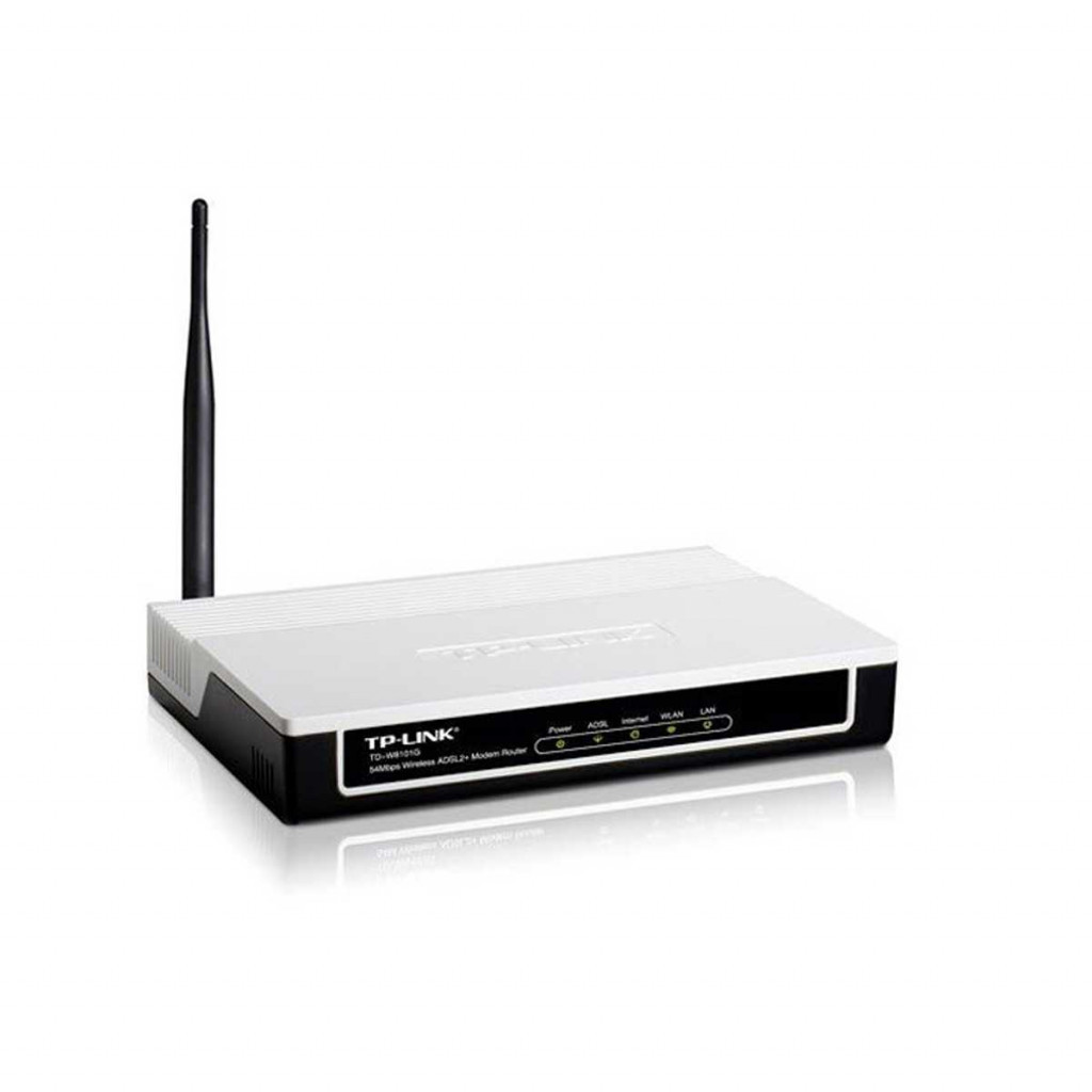 مودم روتر بی‌سیم +ADSL 2 تی پی لینک مدل TD-W8101G