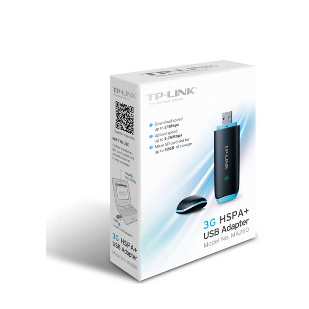 مودم قابل حمل +3G HSPA تی پی لینک مدل MA260