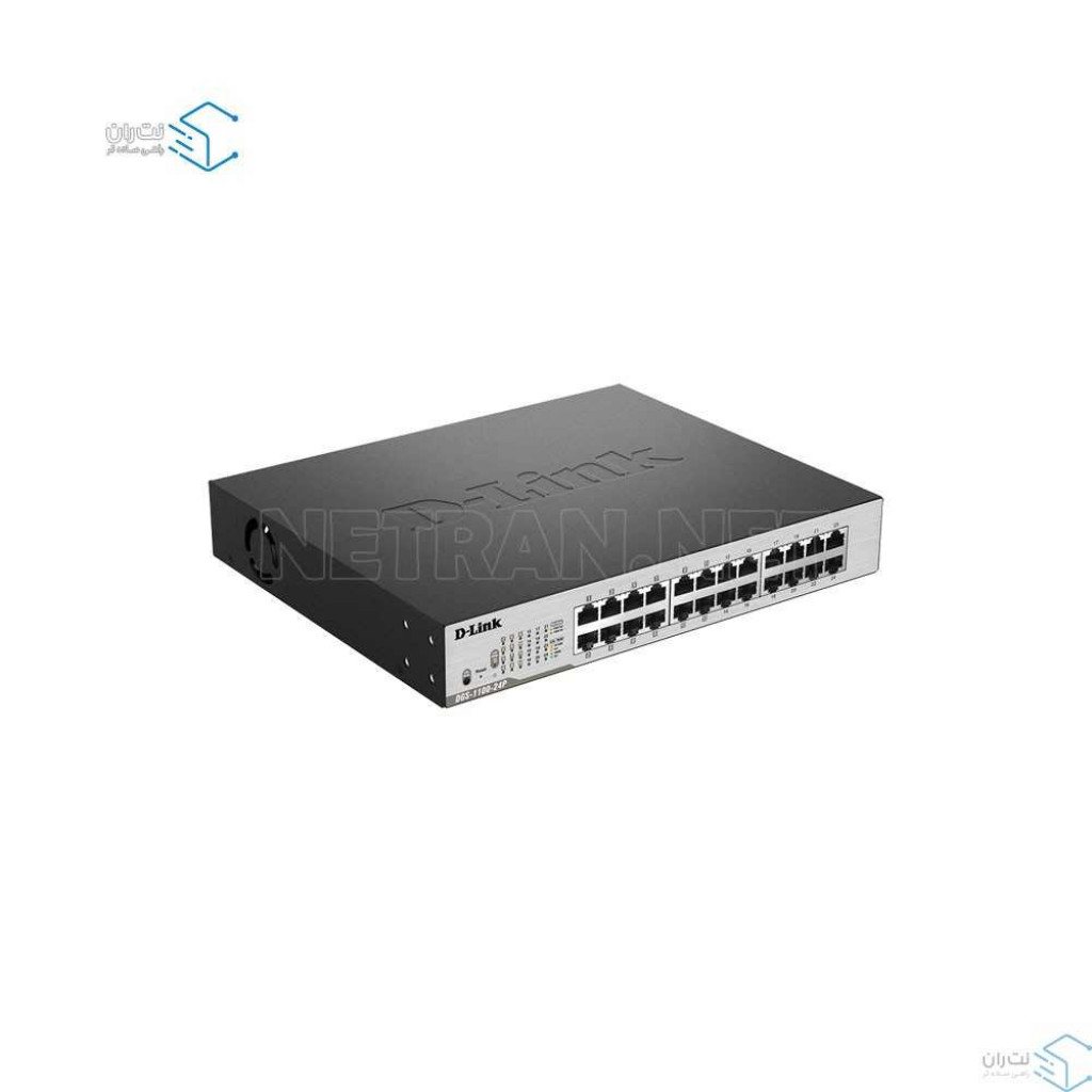 سوئیچ شبکه 24 پورت PoE هوشمند دی لینک DGS-1100-24P