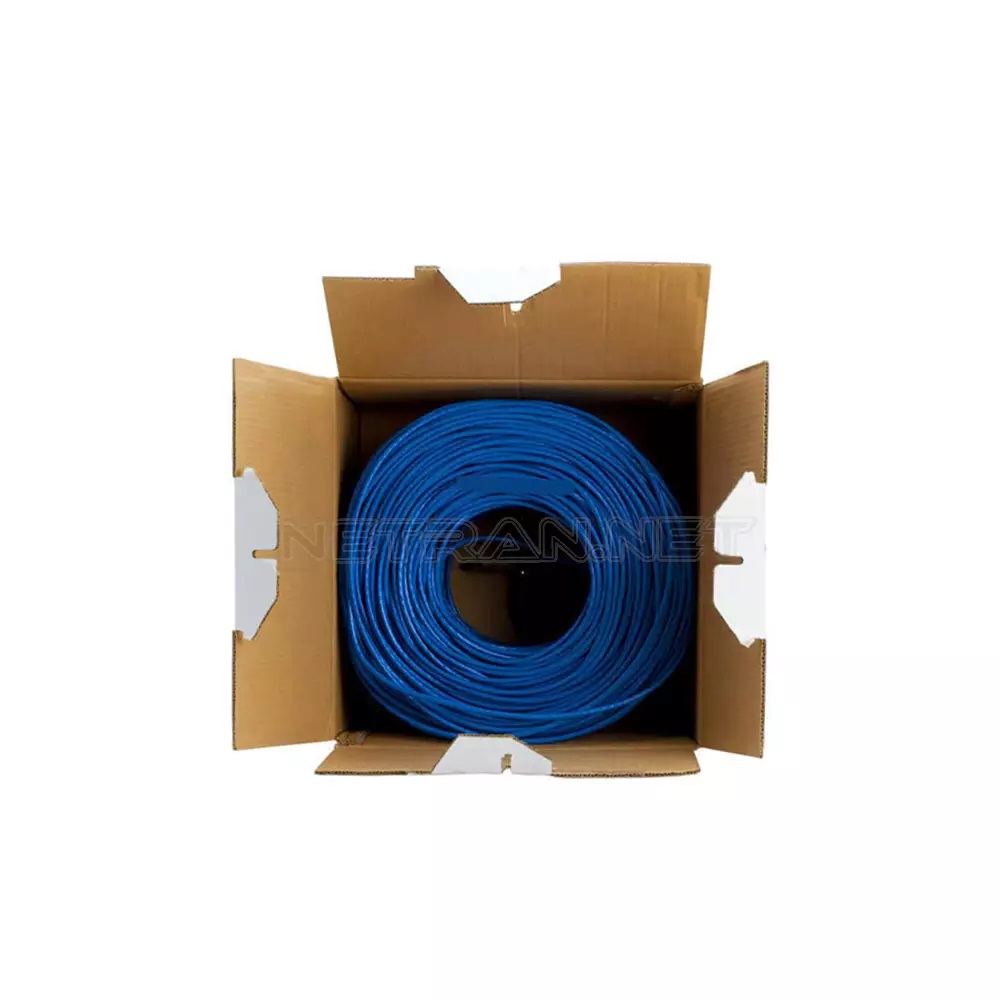 کابل شبکه لگراند Cat6 UTP تمام مس تست فلوک پرمننت روکش PVC حلقه 305 متری-4