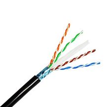قیمت و خرید کابل شبکه لگراند Cat6 SFTP Outdoor تمام مس تست فلوک چنل با دو روکش PVC + PE حلقه 305 متری | نت ران