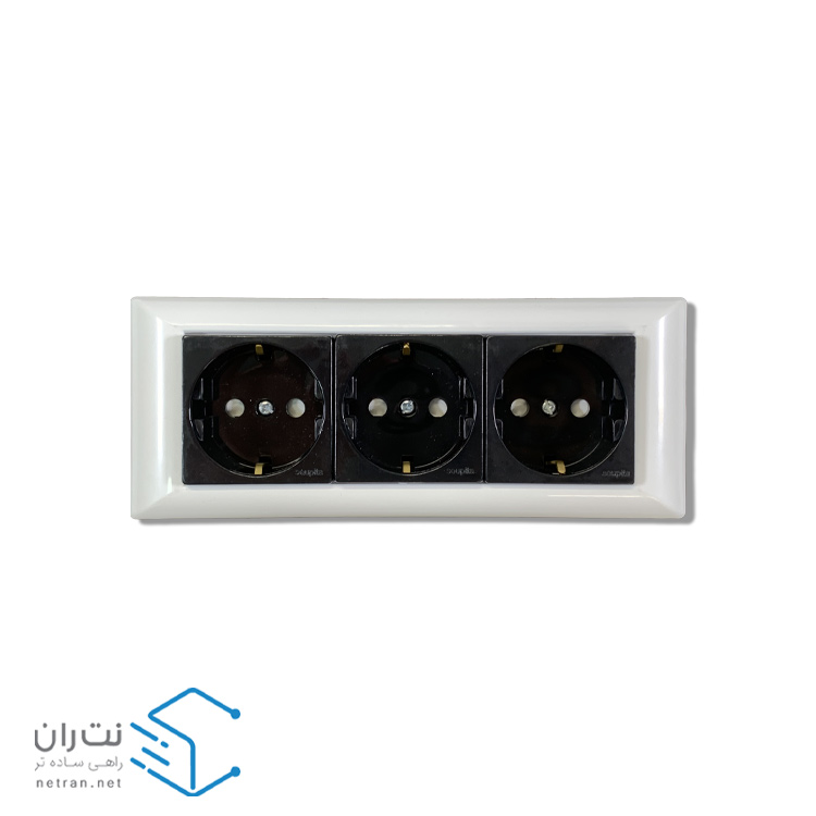 قیمت و خرید کادر 6 ماژول سوپیتا 50*105 میلی‌ متری (سفید)