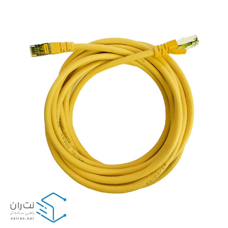 پچ کورد لگراند (کابل لن) Cat6 SFTP روکش PVC زرد 5 متری