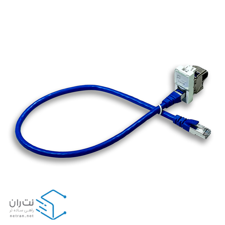 پچ کورد لگراند (کابل لن) Cat6 SFTP روکش PVC آبی 1 متری-4