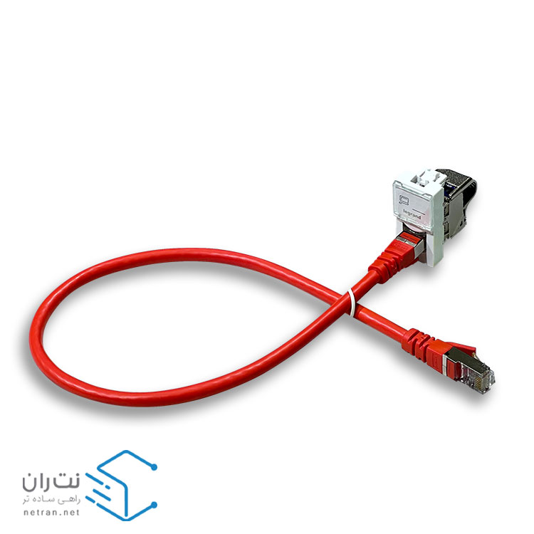 پچ کورد لگراند (کابل لن) Cat6 SFTP روکش PVC قرمز 10 متری-1