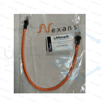 قیمت و خرید پچ کورد نگزنس Cat6 SFTP روکش PVC با متراژ 0.5 متر | نت ران
