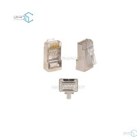سوکت شبکه امپ شیلددار Cat6 SFTP - قیمت و فروش | نت ران