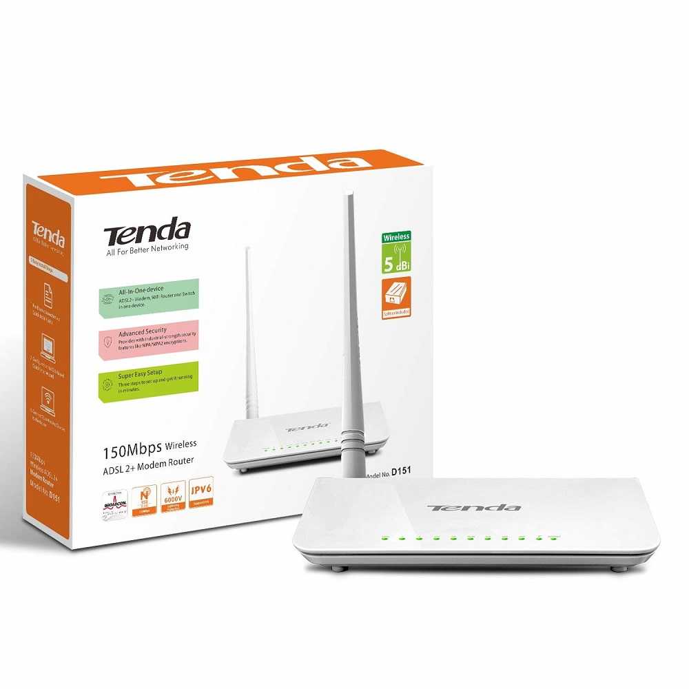 مودم روتر +ADSL2 وایرلس تندا N151-2