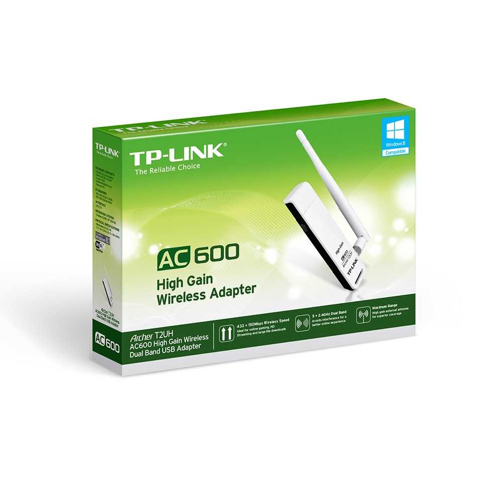 کارت شبکه USB وایرلس تی پی لینک Archer T2UH-2