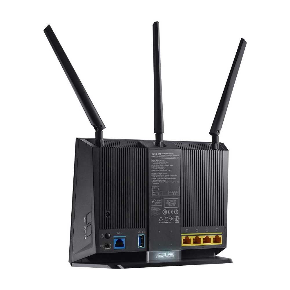 مودم روتر VDSL/ADSL وایرلس ایسوس DSL-AC68U-2