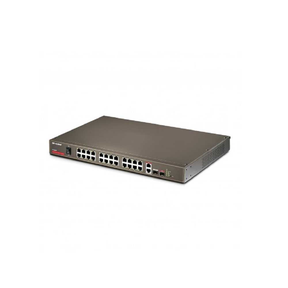 سوئیچ شبکه 24 پورت آی پی کام مدل F1226P-2