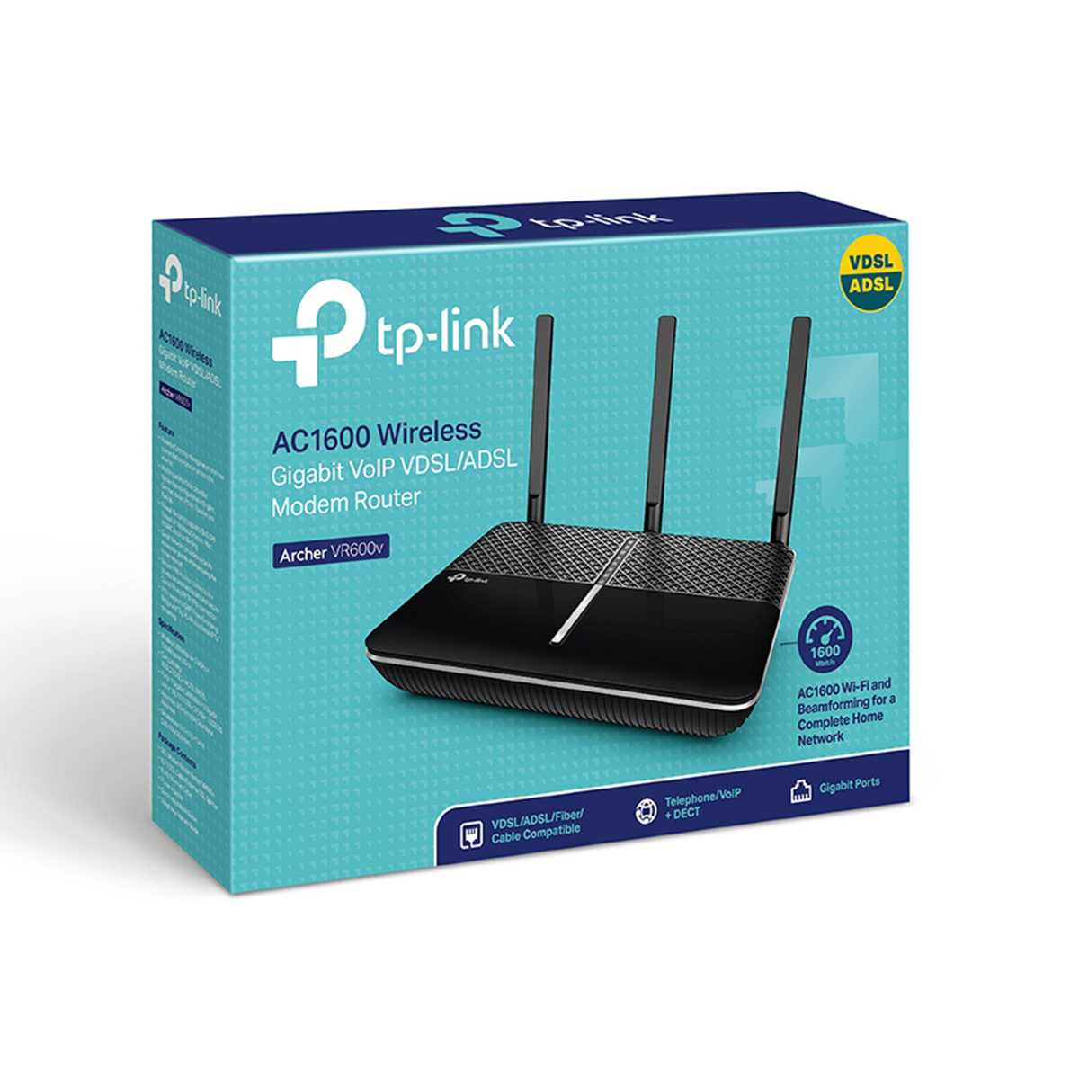 مودم روتر بی‌سیم VDSL/ADSL تی پی لینک مدل Archer VR600V-3