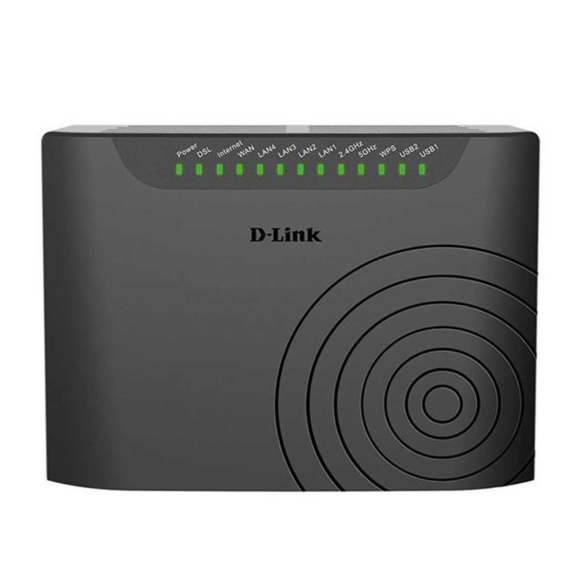 مودم روتر بی‌سیم +ADSL2 دی لینک مدل DSL-2877AL-5