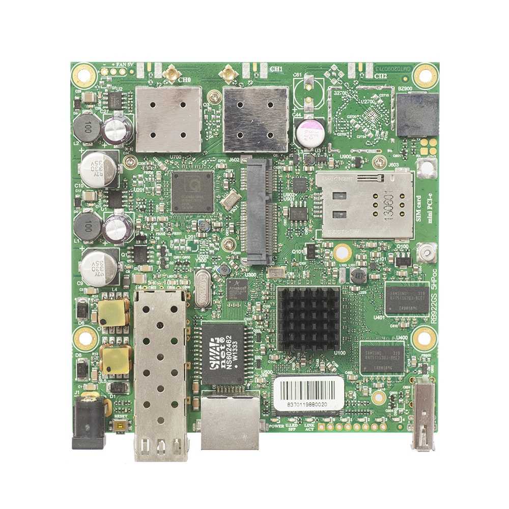 روتربرد میکروتیک RB922UAGS-5HPacD | قیمت و خرید | نت‌ران