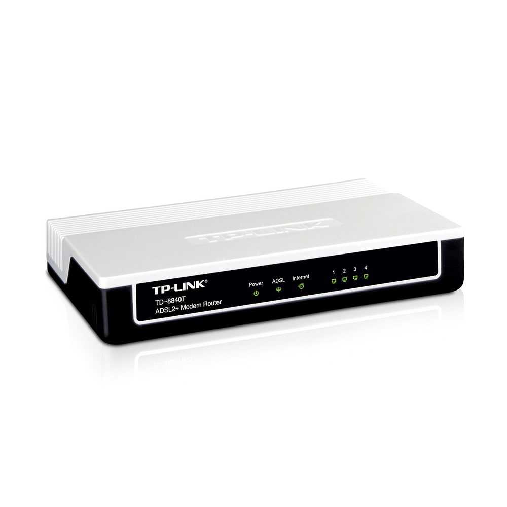 مودم روتر وایرلس +ADSL2 تی پی لینک TD-8840T-4