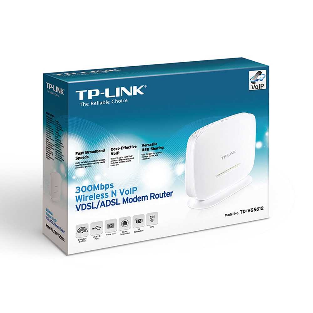 مودم روتر VDSL/ADSL وایرلس تی پی لینک TD-VG5612-3
