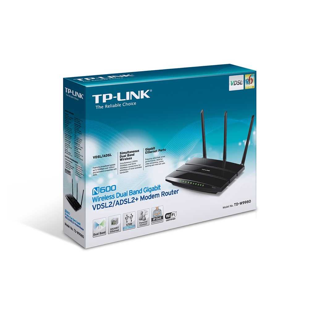 مودم روتر VDSL/ADSL وایرلس تی پی لینک TD-W9980-3