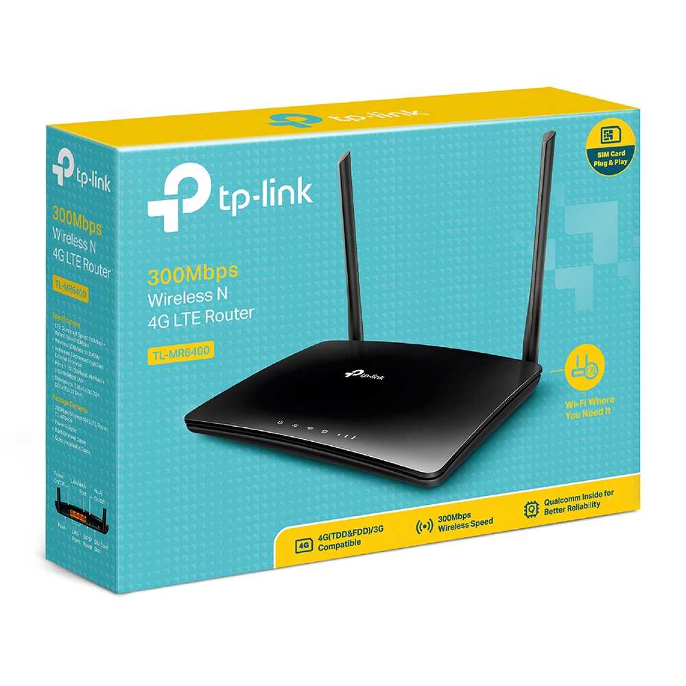 روتر وایرلس تی پی لینک TL-MR6400-3
