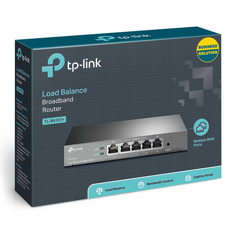 روتر و متعادل کننده پهنای باند تی پی لینک مدل TL-R470T Plus(New)-3