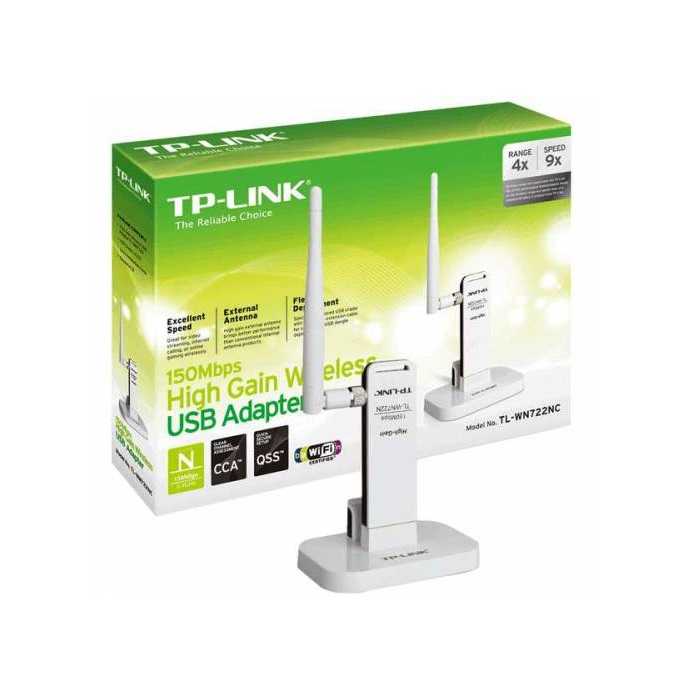 کارت شبکه USB وایرلس تی پی لینک TL-WN722NC-2